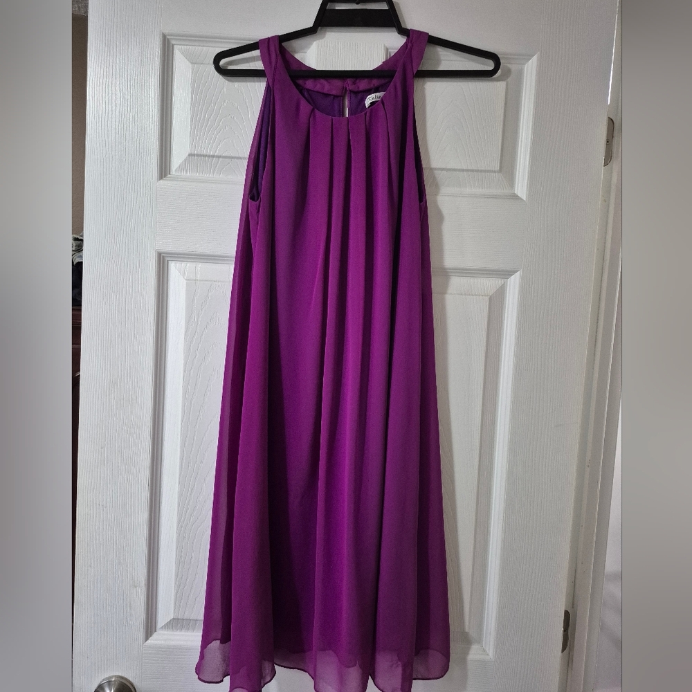 Purple Sleeveless Dress